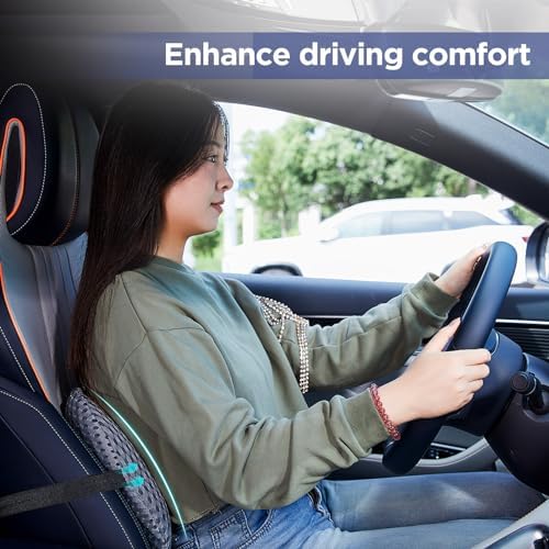Lumbar Support Pillow for Office Chair, Memory Foam Car Back Cushion - Image 4