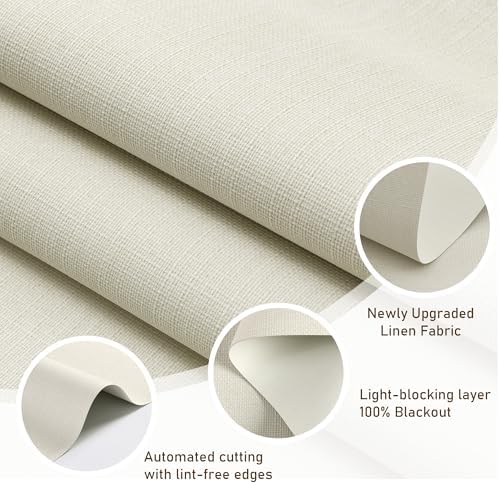 AOSKY Custom Cordless Blackout Roller Shades - Image 2