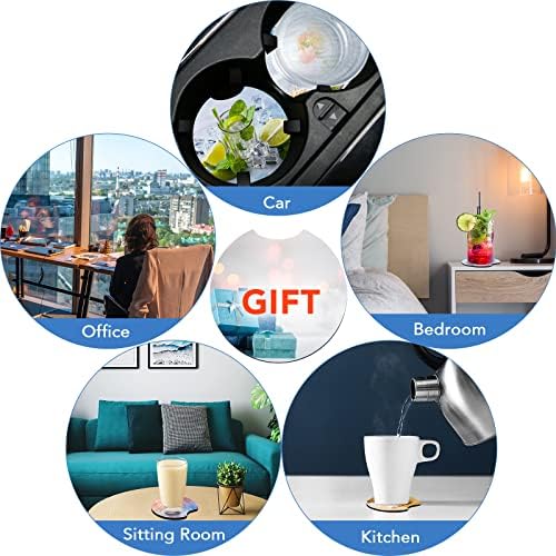 150 PCS Sublimation Blank Car Coasters, 2.75 in Circular Opening Blank - Image 4