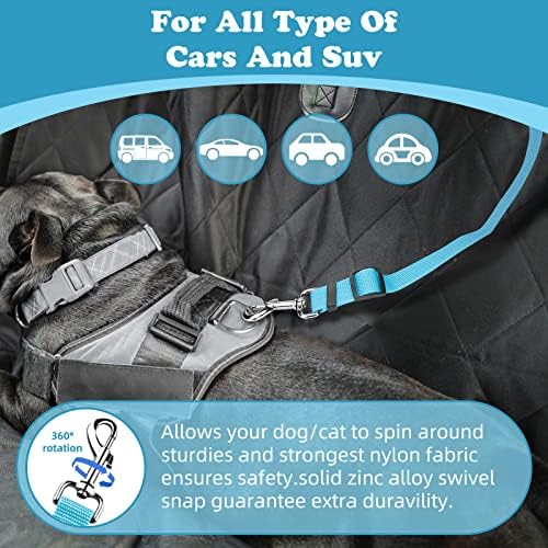 BWOGUE Dog Seat Belt for Car, Headrest Restraint Lead, Non-Elastic - Image 5