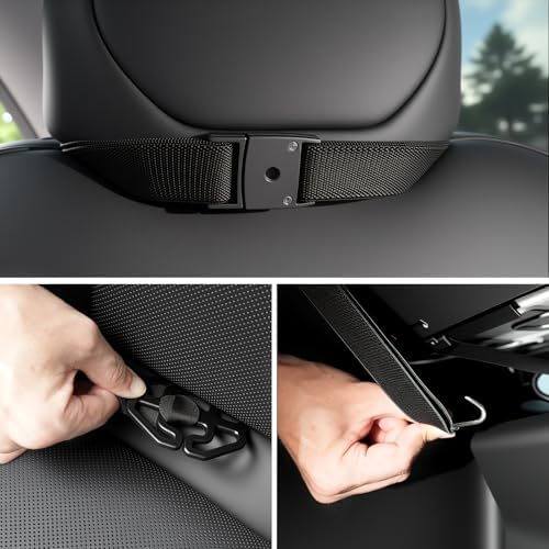 2 Pack Seat Back Protector for Kids, Car Kick Mats Back Seat - Image 5