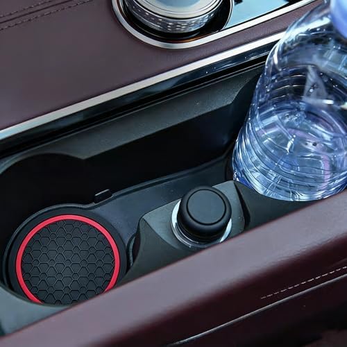 4 Pcs 2.75 Inch Car Coasters, Non-Slip Waterproof PVC - Image 6