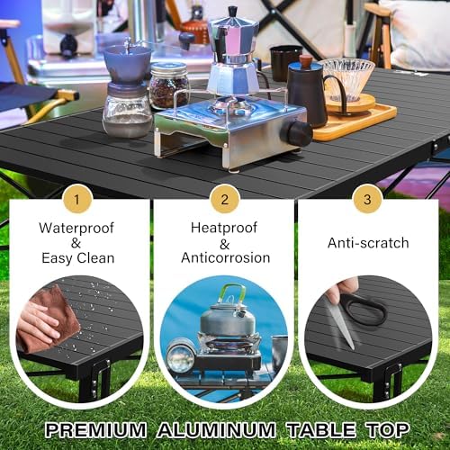 OUTSIDER Roll-Up Aluminum Camping Table - Image 6