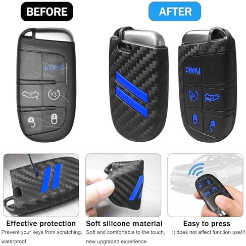 YOSRTER Key Fob Cover with Keychain - Image 2