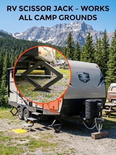 YOMILINK 7500lbs RV Scissor Jacks, Stabilizer Leveling Heavy Duty Jacks - Image 4