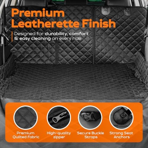 SUV Cargo Liner for Dogs & Pets | Waterproof Trunk Mat for SUV | 60/40 Split - Image 3
