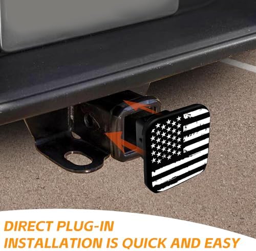 Trailer Hitch Cover, Square 2 Inch Receiver Tube Plug Cap - Image 4