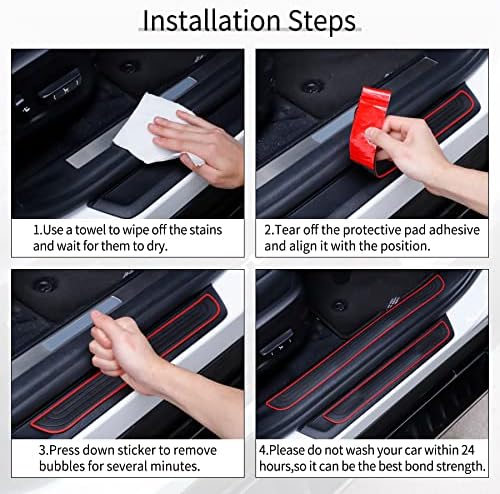 SINGARO Car Door Threshold Protection, Door Width 23.6x2.36inch Car/SUV - Image 4