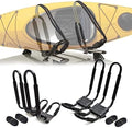 Aluminum J-Bar Rack Universal Kayak Roof Rack Canoe Boat Surf Ski Carrier Roof by fenqing-y