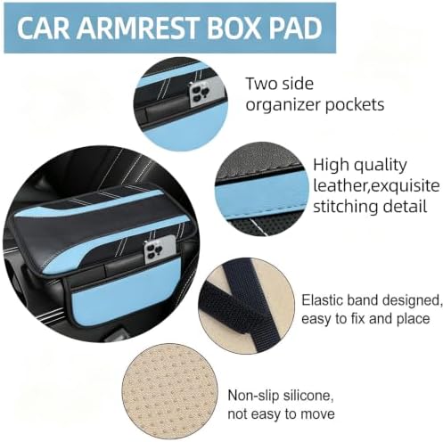 NBTEPEM 10 Pcs Car Floor Mats Full Set & Sport Leather Steering Wheel Cover - Image 5