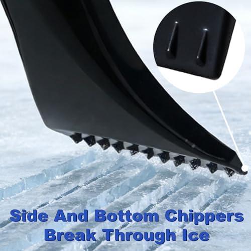 Conliwell 8.74" Car Windshield Snow and Ice Scraper Head Detachable Ergonomic - Image 4