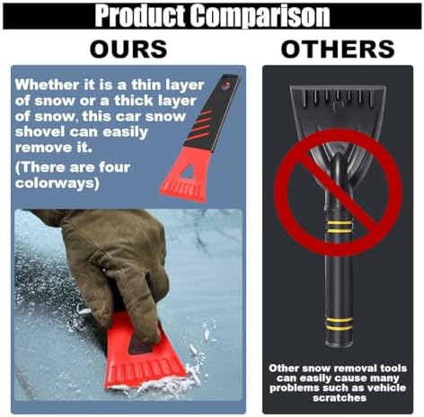 GLSOWEE 12PCS Snow and Ice Scraper - Image 4