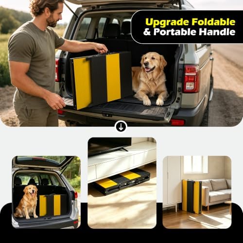 Foldable Dog Ramp for Car, 91 inches Long Portable Ramp for Large Dogs - Image 6