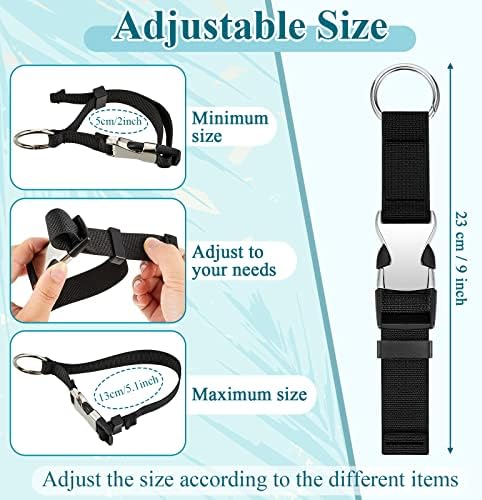 3 Pcs Add a Bag Luggage Straps for Suitcases, Connector Straps - Image 2