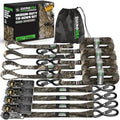 Rhino USA Ratchet Straps Tie Downs - 1in x 15ft by RhinoUSAInc