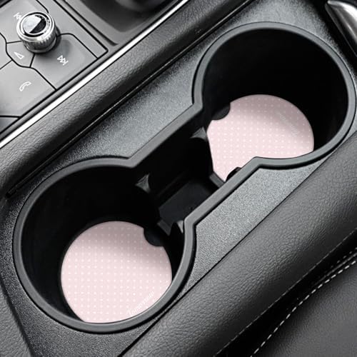 Cute Fashion Polka Dot Car Coasters 2 Pack - Image 2