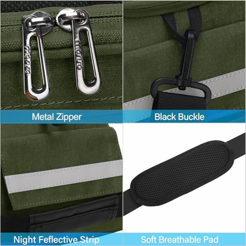 MOSISO Bike Rack Bag, Waterproof Bicycle Trunk Pannier Rear Seat Pouch - Image 5