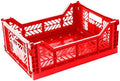 2 x AY-KASA - Midi-Box Collapsible Storage Bin Container Basket Tote, Folding by AYKASA