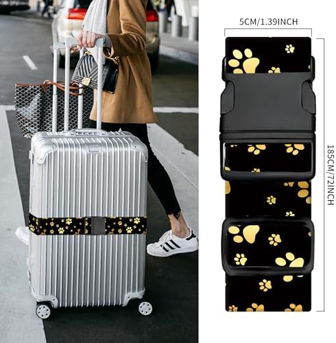 Luggage Straps for Suitcases, Heavy Duty Travel Belt - Image 3