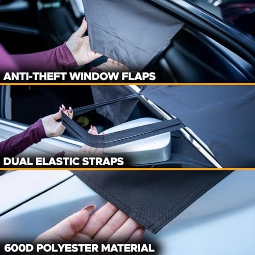 EcoNour Truck Windshield Cover for ice and Snow, Front Window Protector - Image 7