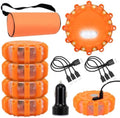 6 Pack USB Rechargeable LED Road Flares Emergency Lights by Liwogi