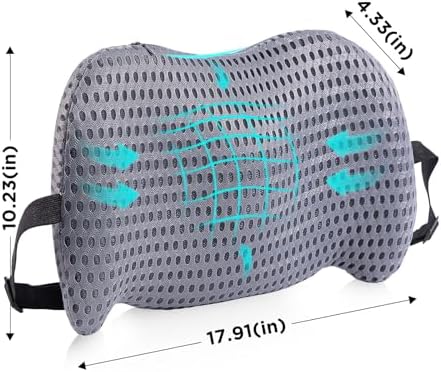 Lumbar Support Pillow for Office Chair, Memory Foam Car Back Cushion - Image 6