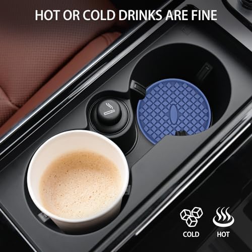 ME.FAN Car Cup Coasters Silicone Car Coasters/Cup Mats, Non-Slip Recessed Car - Image 5