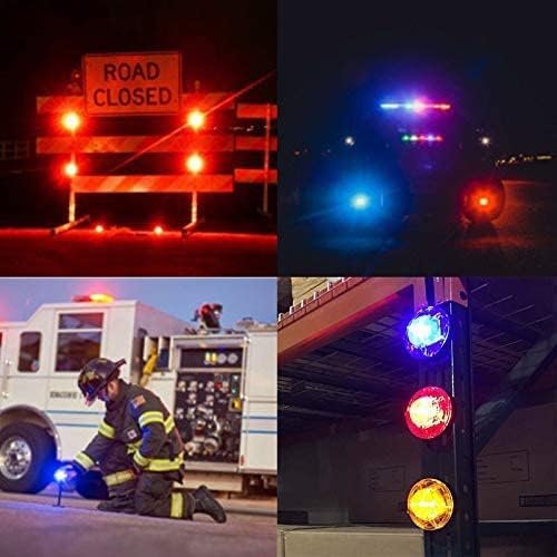 3 Pack LED Road Flares Roadside Flashing Emergency Lights Beacon - Image 4