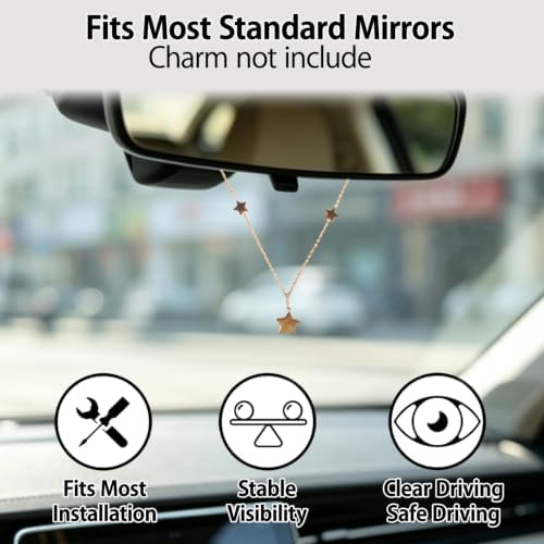 10 Packs Rearview Mirror Charm Hanger - Image 2
