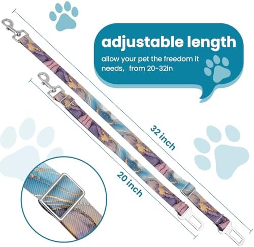 Adjustable pet cat and Dog car seat Belt，The Lanyard is Flexible and Adjustable - Image 2