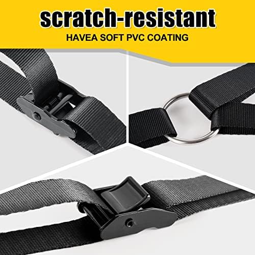 Spare Wheel Strap, Adjustable Ratchet Spare Tire Tie Down Straps Over the Wheel - Image 4