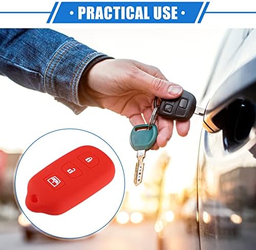 2 Pcs Key Fob Case Cover Compatible - Image 2