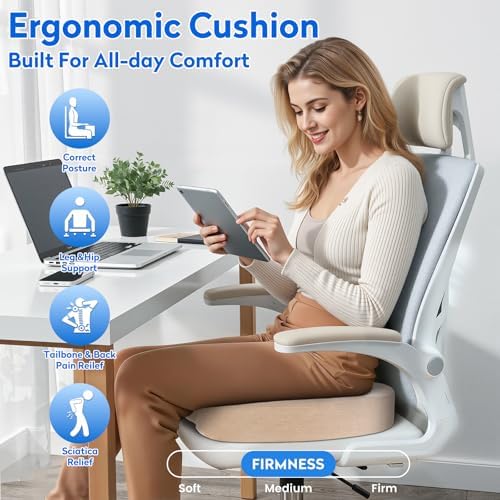 CushZone Memory Foam Seat Cushion - Image 6