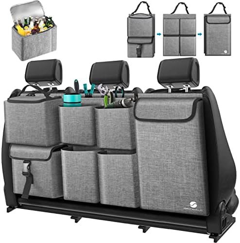Car Trunk Organizer with Cooler, Hanging Organizers with Large Pockets by ORIENTFAMULAY