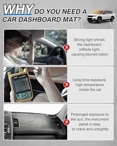 Cartist Dash Cover for Jeep Grand Cherokee L 2021-2025 Dashboard Mat Cover - Image 2