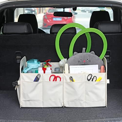 AOKJOY Car Trunk Organizer Car Storage Organizer Collapsible Multi Compartment C - Image 2
