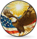 Rv Spare Tire Cover Wheel American Flag Eagle Sun Tire Covers Wheel Protectors by FengQuGou
