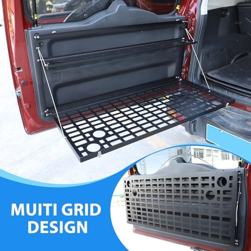 Car Trunk Rear Door Foldable Table Cargo Shelf Storage Tailgate Table - Image 5
