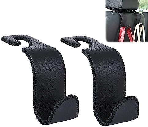 Car Seat Headrest Hook 55lb Heavy Duty Metal Hanger by Amooca