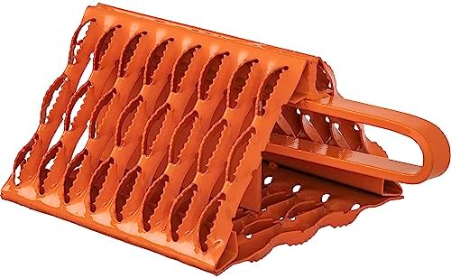 Buyers Products WC091061 Orange Serrated Steel Wheel Chock - Image 6