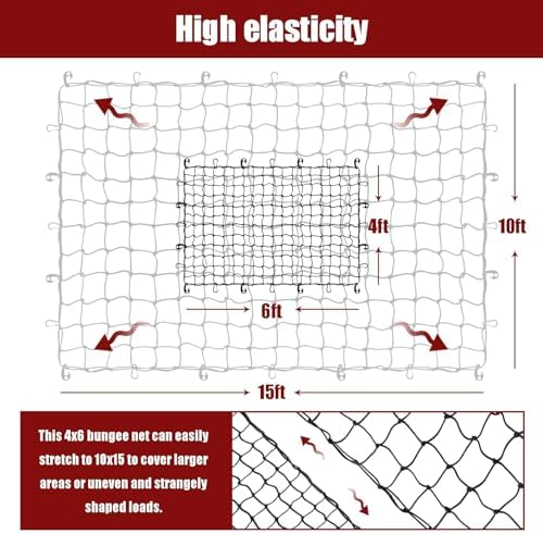 Heavy Duty Cargo Net for Pickup Truck Bed - Image 4