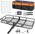 WEIZE Folding Hitch Mount Cargo Carrier Basket 60" x 20" x 6" by WEIZE