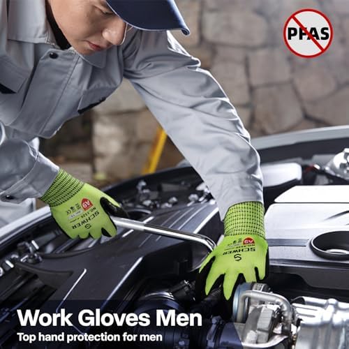 Schwer ProGuard Highest Level Cut Resistant Work Gloves PR3326 - Image 4