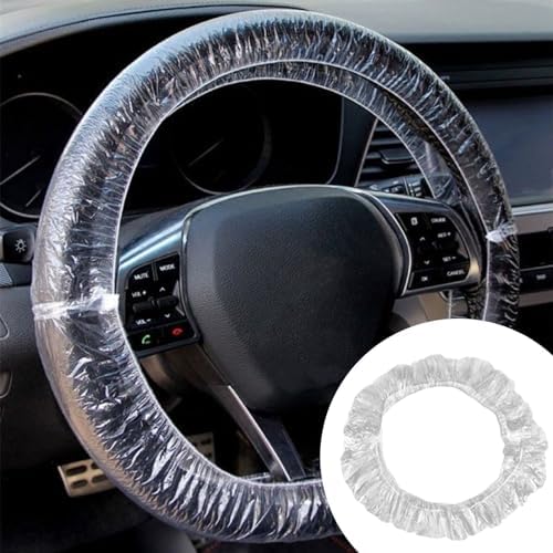 100 PCS Universal Car Disposable Steering Wheel Cover by Unknown