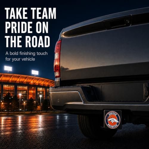 Denver Broncos Trailer Hitch Cover - Image 6
