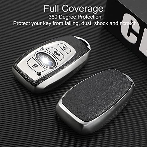 for Subaru Key Fob Cover, Premium Soft TPU Leather Full Cover Protection Key - Image 2