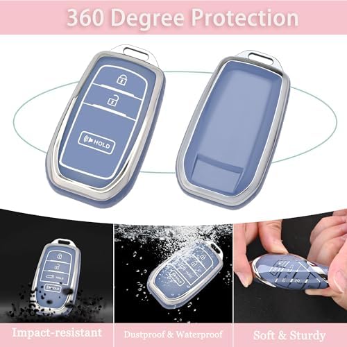 for Toyota Key fob Cover, 3 Buttons Soft TPU Key Fob Case - Image 3