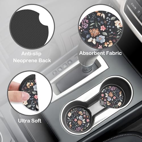 Colorful Wildflower Steering Wheel Cover - Image 4