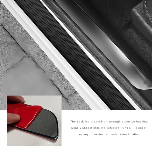4 PCS Car Door Sill Protector, Anti-Scratch Automotive Threshold Protective - Image 5