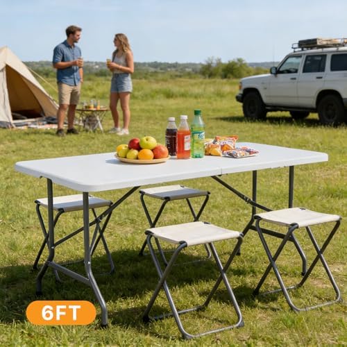 NEWBULIG 6 FT Foldable Table - Image 2